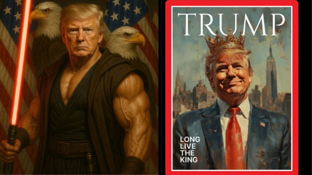 Propaganda pro Trump feta amb IA
